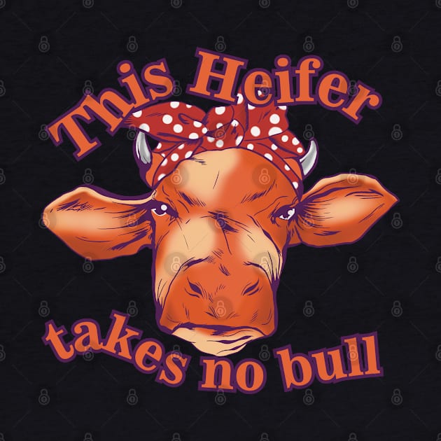 This heifer takes no bull by Litho